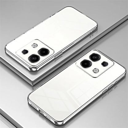 For Xiaomi Redmi Note 13 Pro 5G / Poco X6 5G Case Scratch-resistant TPU Electroplated Precise Lens Cutout Phone Shell