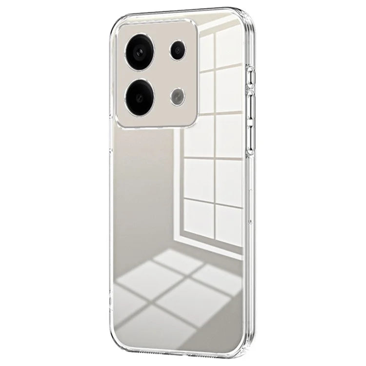 For Xiaomi Redmi Note 13 Pro 5G / Poco X6 5G Case Scratch-resistant TPU Electroplated Precise Lens Cutout Phone Shell