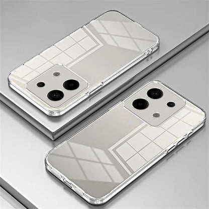 For Xiaomi Redmi Note 13 Pro 5G / Poco X6 5G Case Scratch-resistant TPU Electroplated Precise Lens Cutout Phone Shell