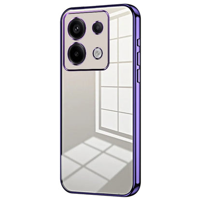 For Xiaomi Redmi Note 13 Pro 5G / Poco X6 5G Case Scratch-resistant TPU Electroplated Precise Lens Cutout Phone Shell