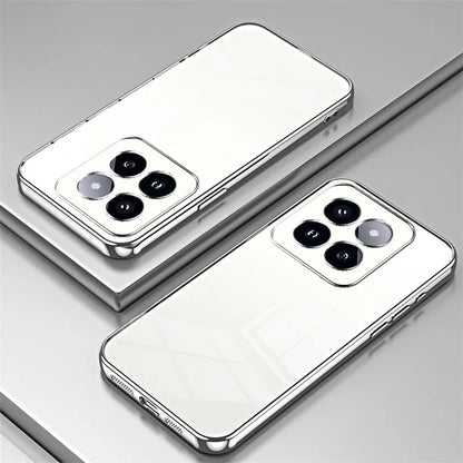 For Xiaomi 14 Pro Case Electroplating Soft TPU Protective Back Shell with Precise Lens Cutout