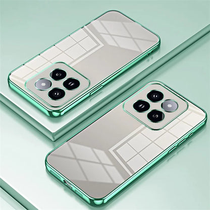 For Xiaomi 14 Pro Case Electroplating Soft TPU Protective Back Shell with Precise Lens Cutout