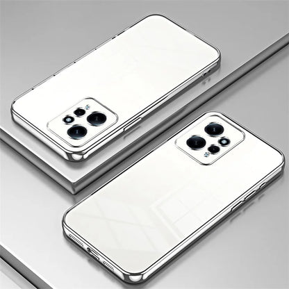 For Xiaomi Redmi Note 12 4G TPU Case Electroplated Crystal Clear Precise Lens Cutout Phone Cover