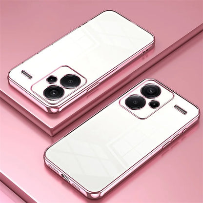 For Xiaomi Redmi Note 13 Pro+ 5G Case Crystal Clear Soft TPU Phone Shell with Precise Lens Cutout