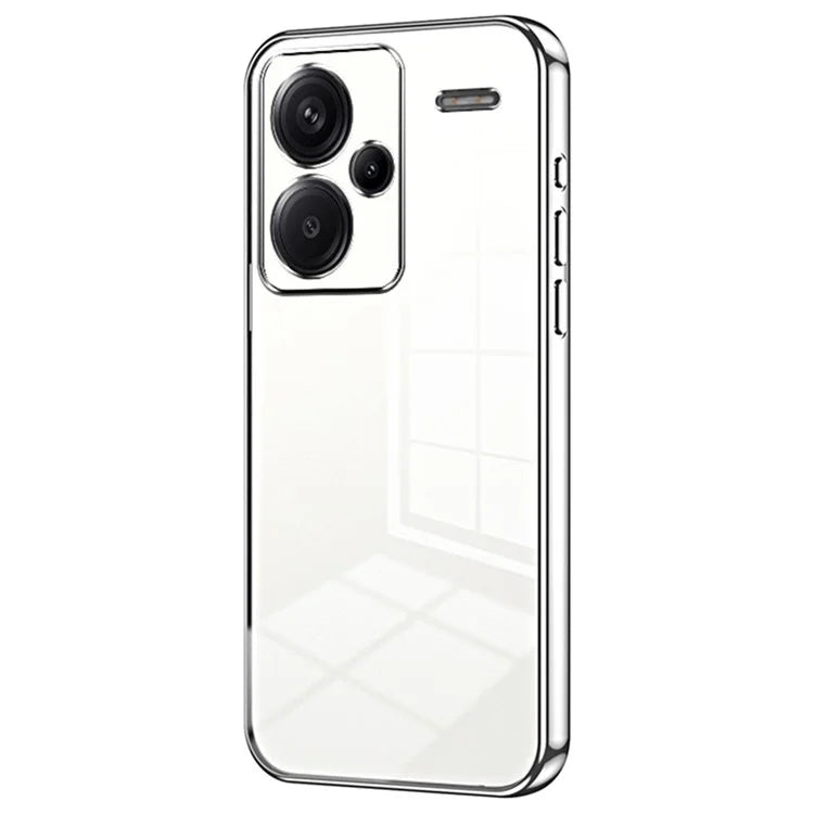 For Xiaomi Redmi Note 13 Pro+ 5G Case Crystal Clear Soft TPU Phone Shell with Precise Lens Cutout