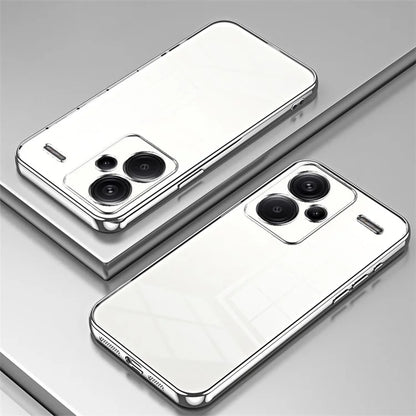 For Xiaomi Redmi Note 13 Pro+ 5G Case Crystal Clear Soft TPU Phone Shell with Precise Lens Cutout