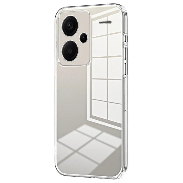 For Xiaomi Redmi Note 13 Pro+ 5G Case Crystal Clear Soft TPU Phone Shell with Precise Lens Cutout