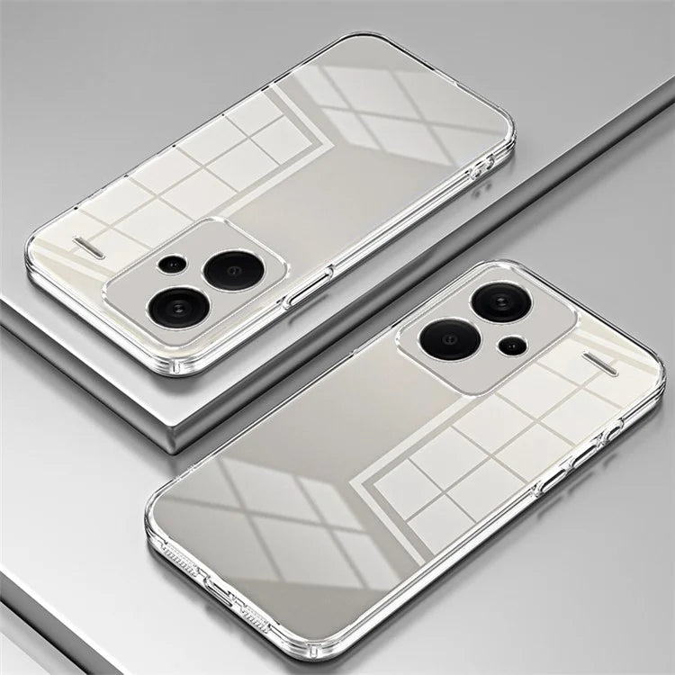 For Xiaomi Redmi Note 13 Pro+ 5G Case Crystal Clear Soft TPU Phone Shell with Precise Lens Cutout