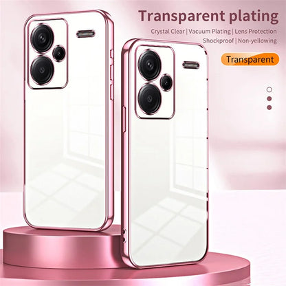 For Xiaomi Redmi Note 13 Pro+ 5G Case Crystal Clear Soft TPU Phone Shell with Precise Lens Cutout