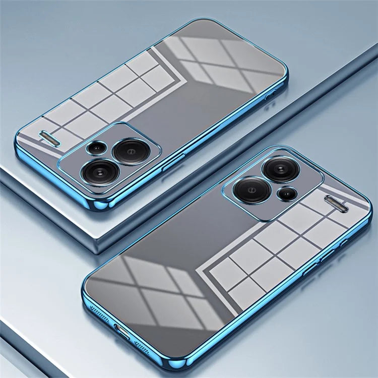 For Xiaomi Redmi Note 13 Pro+ 5G Case Crystal Clear Soft TPU Phone Shell with Precise Lens Cutout