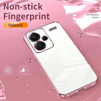 For Xiaomi Redmi Note 13 Pro+ 5G Case Crystal Clear Soft TPU Phone Shell with Precise Lens Cutout