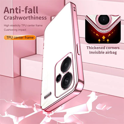 For Xiaomi Redmi Note 13 Pro+ 5G Case Crystal Clear Soft TPU Phone Shell with Precise Lens Cutout