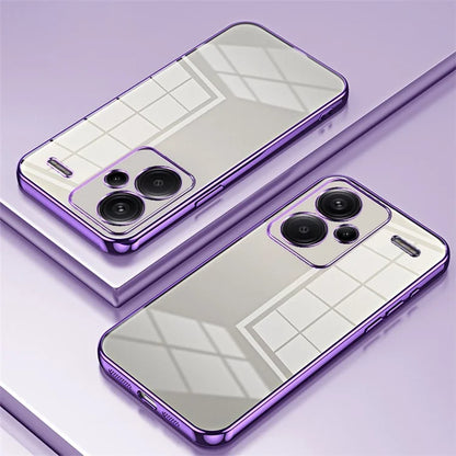 For Xiaomi Redmi Note 13 Pro+ 5G Case Crystal Clear Soft TPU Phone Shell with Precise Lens Cutout
