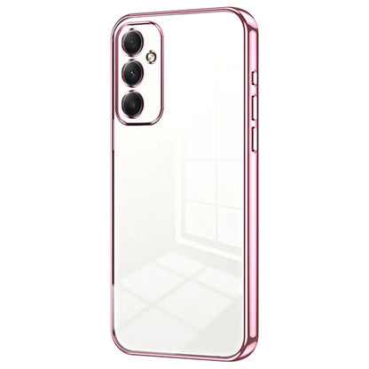 For Samsung Galaxy A34 5G Phone Cover Electroplated Precision Hole TPU Case