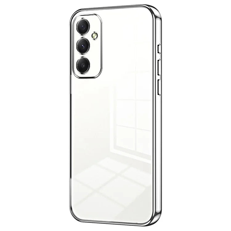 For Samsung Galaxy A34 5G Phone Cover Electroplated Precision Hole TPU Case