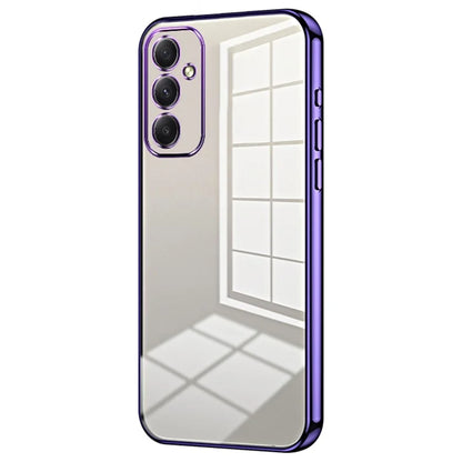 For Samsung Galaxy A34 5G Phone Cover Electroplated Precision Hole TPU Case