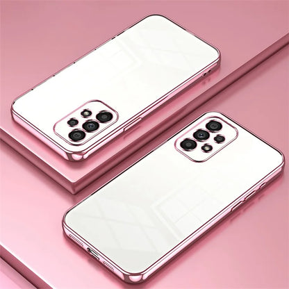 For Samsung Galaxy A53 5G TPU Phone Case with Electroplated Frame