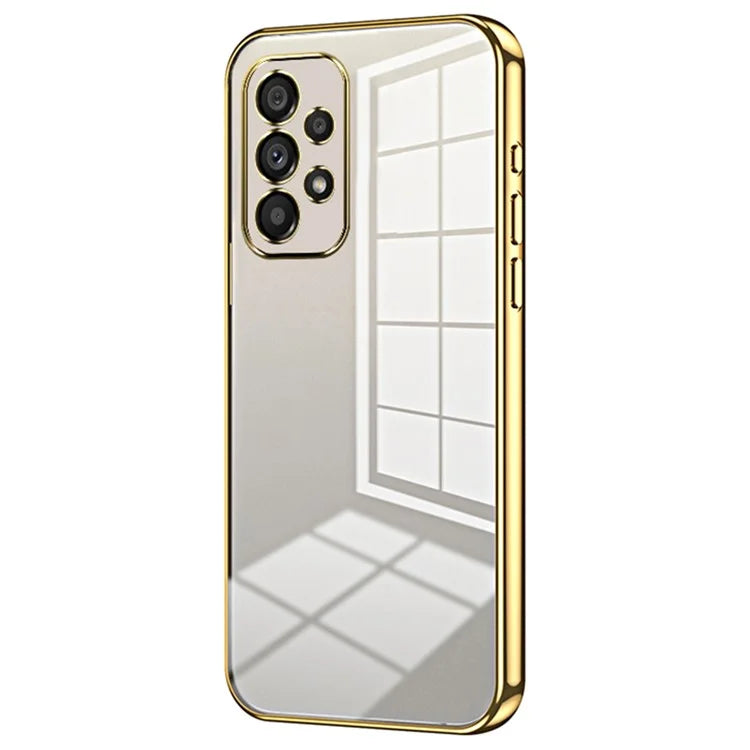 For Samsung Galaxy A53 5G TPU Phone Case with Electroplated Frame