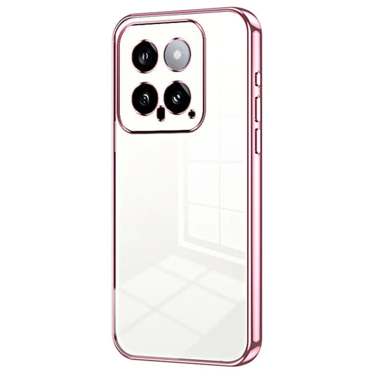 For Xiaomi 14 TPU Phone Case Electroplated Frame Protective Cover