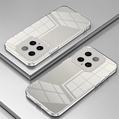 For Xiaomi 14 TPU Phone Case Electroplated Frame Protective Cover