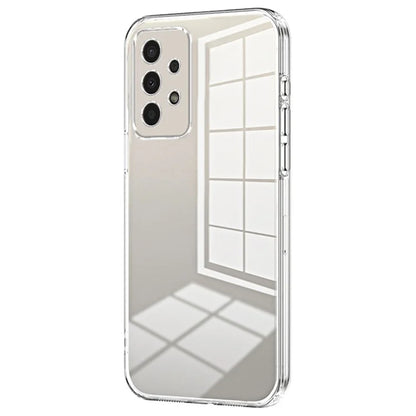 For Samsung Galaxy A13 4G TPU Case with Precision Holes Electroplated Edge