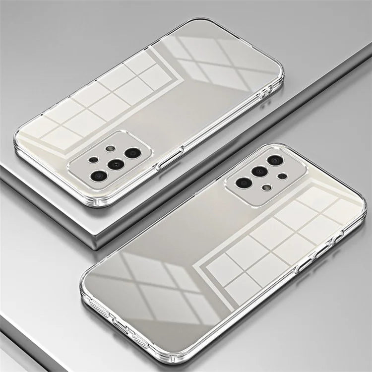 For Samsung Galaxy A13 4G TPU Case with Precision Holes Electroplated Edge