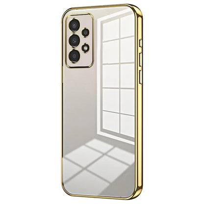 For Samsung Galaxy A13 4G TPU Case with Precision Holes Electroplated Edge