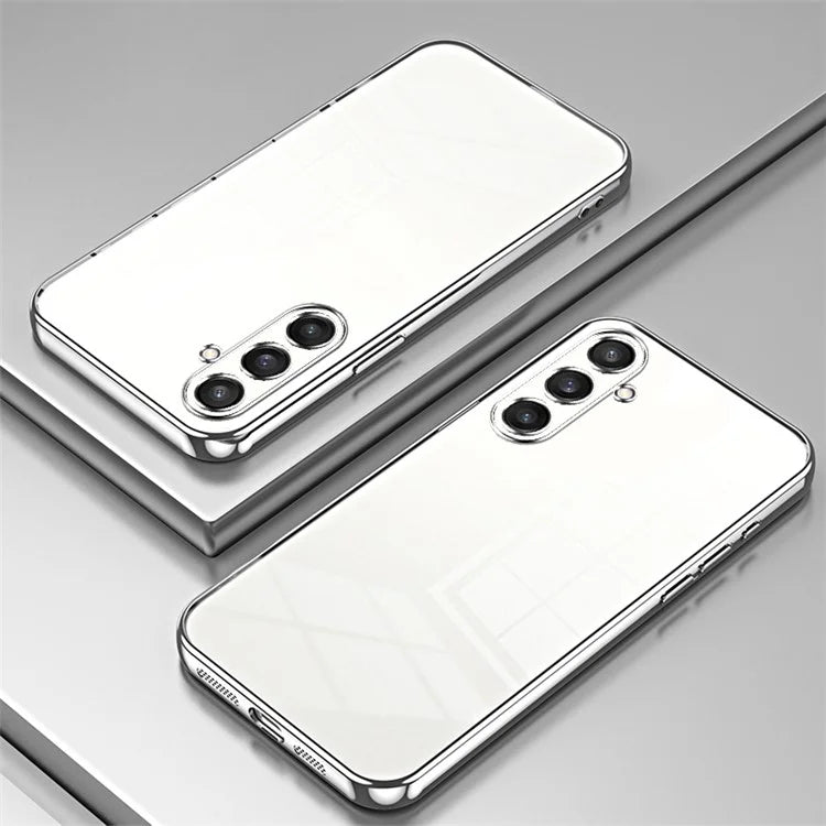 For Samsung Galaxy S23 FE TPU Phone Cover Electroplated Precision Case