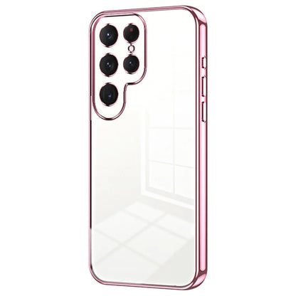 For Samsung Galaxy S23 Ultra Electroplated TPU Cover Case Precision Cutouts