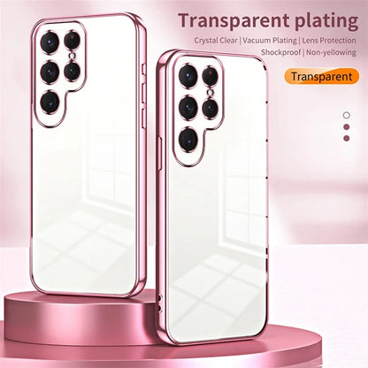 For Samsung Galaxy S23 Ultra Electroplated TPU Cover Case Precision Cutouts