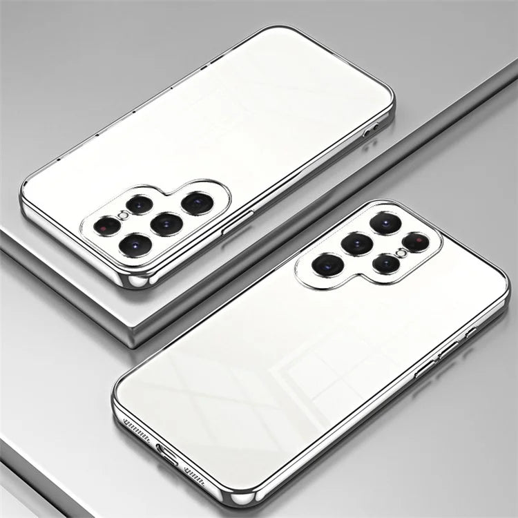 For Samsung Galaxy S23 Ultra Electroplated TPU Cover Case Precision Cutouts