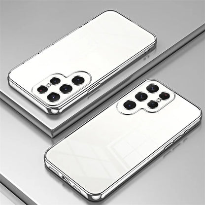 For Samsung Galaxy S23 Ultra Electroplated TPU Cover Case Precision Cutouts