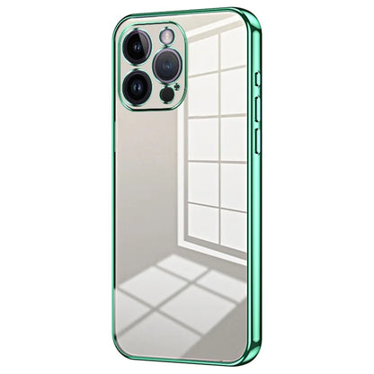 For iPhone 14 Pro Max TPU Case Electroplated Frame with Lens Protection
