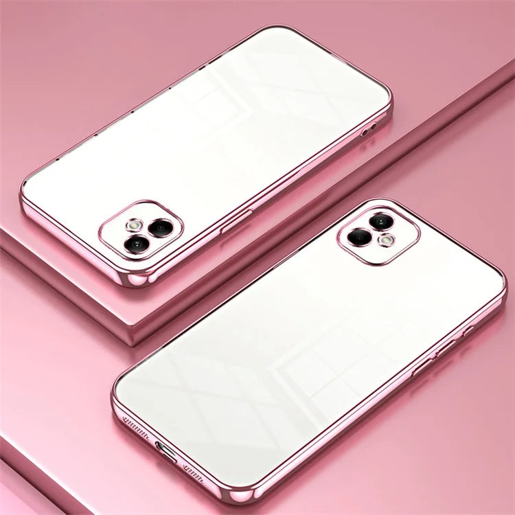 For Samsung Galaxy A05 4G Electroplate TPU Case Precision Cutouts Phone Cover