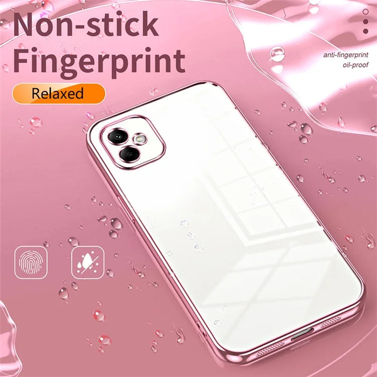 For Samsung Galaxy A05 4G Electroplate TPU Case Precision Cutouts Phone Cover