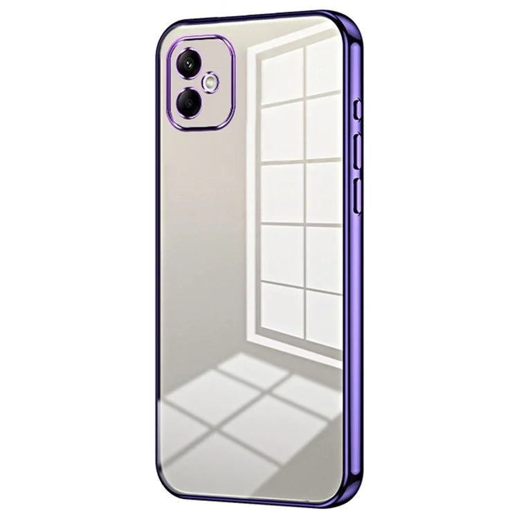 For Samsung Galaxy A05 4G Electroplate TPU Case Precision Cutouts Phone Cover