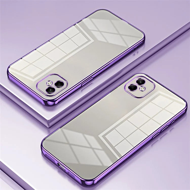 For Samsung Galaxy A05 4G Electroplate TPU Case Precision Cutouts Phone Cover