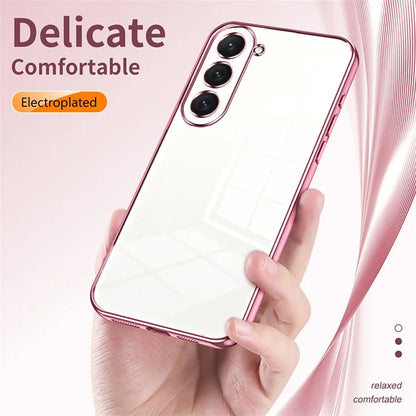 For Samsung Galaxy S23 Case Electroplated Shockproof TPU Phone Cover