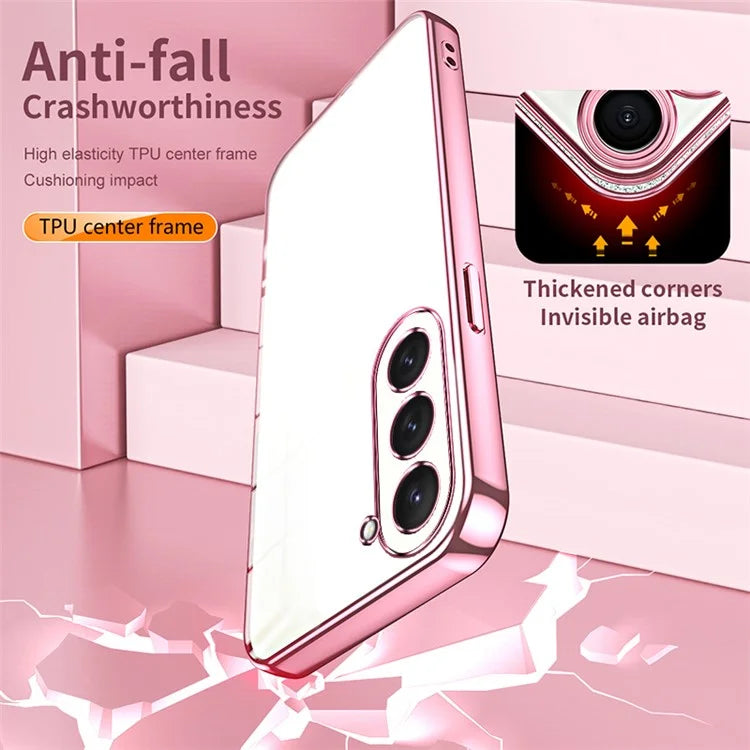 For Samsung Galaxy S23 Case Electroplated Shockproof TPU Phone Cover