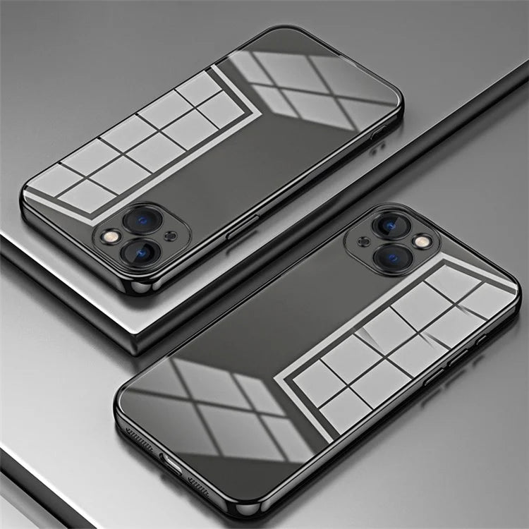 For iPhone 13 Shockproof Case Electroplating TPU Phone Cover