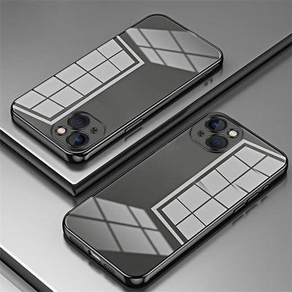 For iPhone 13 Shockproof Case Electroplating TPU Phone Cover