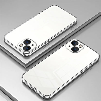For iPhone 13 Shockproof Case Electroplating TPU Phone Cover