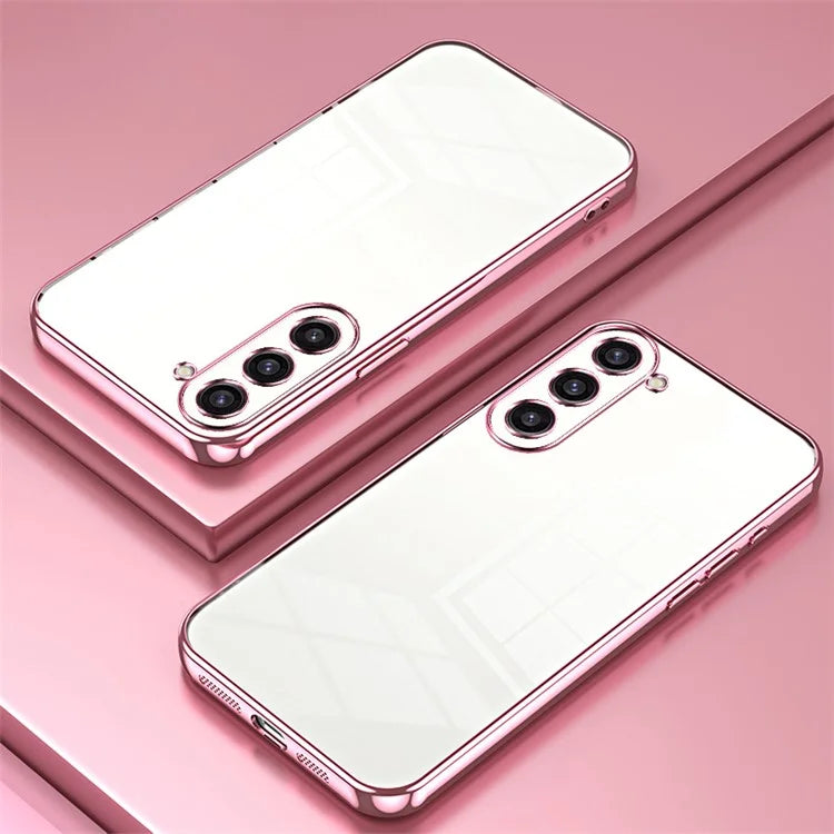 For Samsung Galaxy S23+ Protective Case Electroplating TPU Phone Cover