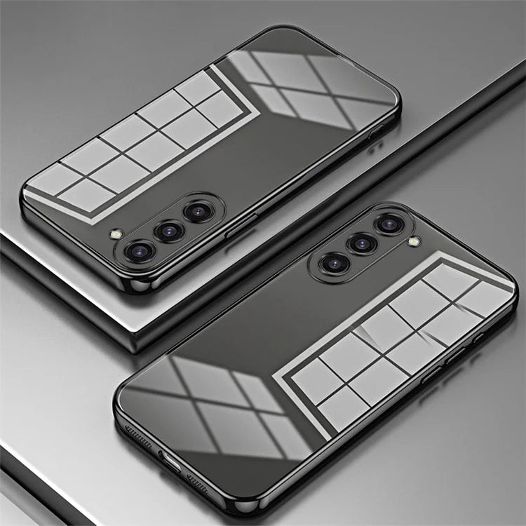 For Samsung Galaxy S23+ Protective Case Electroplating TPU Phone Cover