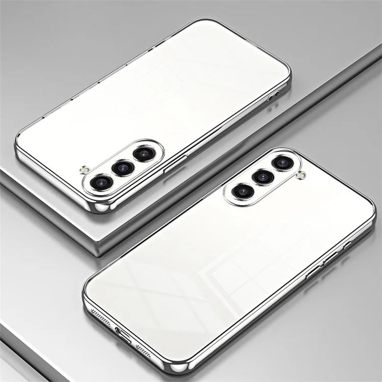 For Samsung Galaxy S23+ Protective Case Electroplating TPU Phone Cover
