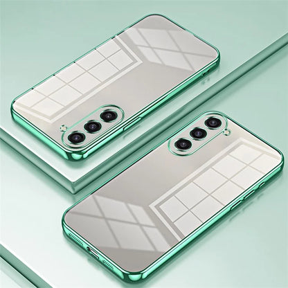 For Samsung Galaxy S23+ Protective Case Electroplating TPU Phone Cover