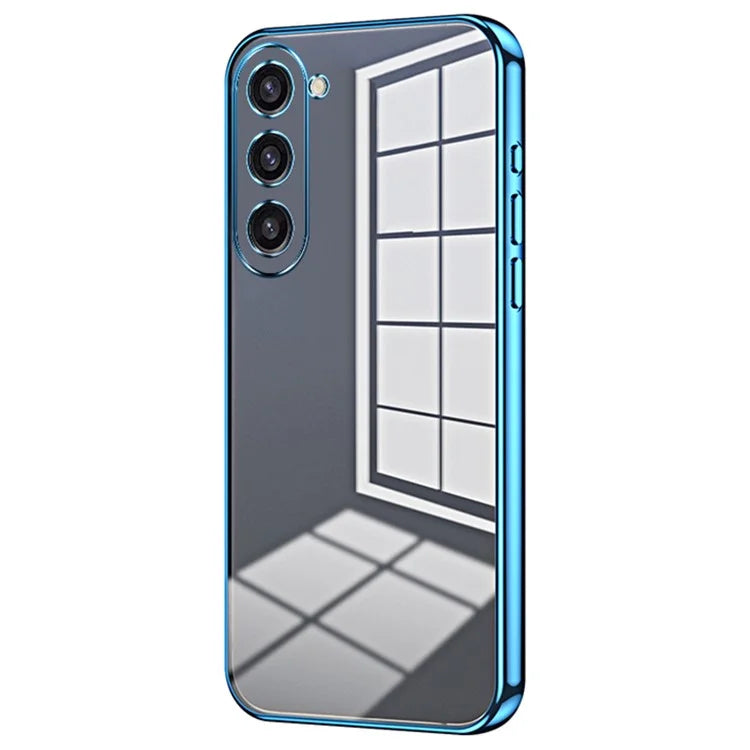 For Samsung Galaxy S23+ Protective Case Electroplating TPU Phone Cover