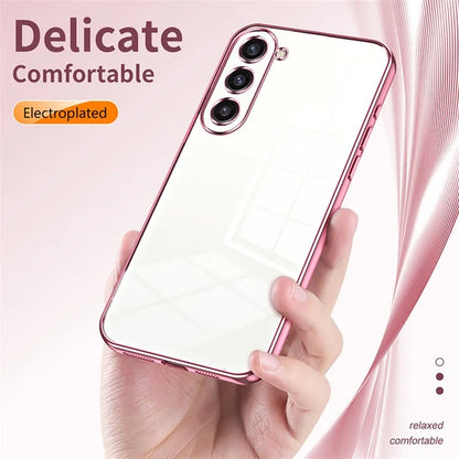 For Samsung Galaxy S23+ Protective Case Electroplating TPU Phone Cover