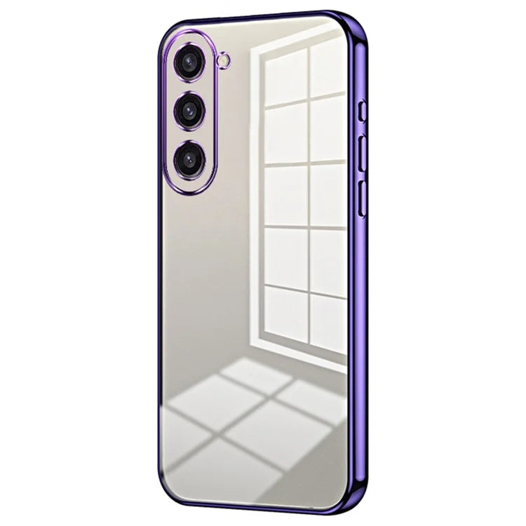 For Samsung Galaxy S23+ Protective Case Electroplating TPU Phone Cover