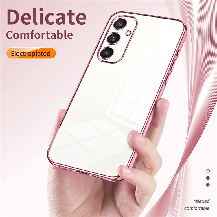 For Samsung Galaxy S24 Electroplating Case Anti-Fall TPU Phone Cover